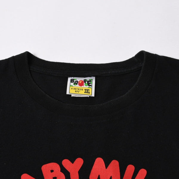 A BATHING APE アベイシングエイプ YEAR OF THE SNAKE BABY MILO TEE 半袖 巳年 コットン ブラック サイズ3XL 美品 中古 4a007412