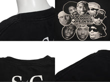 Load image into Gallery viewer, Swindlers＆co スウィンダラース 2pac ラップT Tシャツ ビッグパン オーバーサイズ 00&#39;s ブラック サイズXXXL 中古 4c069567