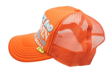 Load image into Gallery viewer, 極美品 KAPITAL キャピタル ラブ&amp;ピース ベートーヴェン トラッカー ハット メッシュキャップ K2009XH816 オレンジ ONESIZE 中古 4c069569
