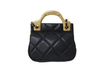 Load image into Gallery viewer, 極美品 CHANEL シャネル マトラッセ チェーン ミニ ショルダーバッグ 31番台 ブラック ラムスキン ココマーク ゴールド金具 中古 4c069578