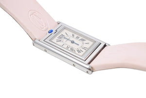 CARTIER カルティエ タンクバスキュラント MMサイズ W1014558 ミレニアム限定365本 ホワイト文字盤 美品 中古 4c069593