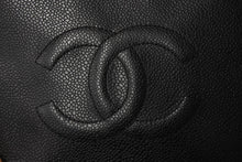 画像をギャラリービューアに読み込む, CHANEL シャネル ココマーク ジュエリーバッグ 4番台 キャビアスキン ブラック フランス製 ゴールド金具 美品 中古 4c069612