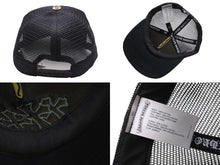 Load image into Gallery viewer, 極美品 CHROME HEARTS クロムハーツ トラッカーキャップ CHクロスパッチ ONE SIZE メッシュ ブラック ホワイト シルバー925 中古 4c069624