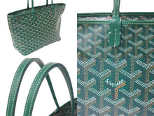 Load image into Gallery viewer, 新品同様 GOYARD ゴヤールアルトワPM トートバッグ グリーン 中古 4c069637