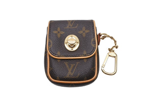 LOUIS VUITTON ルイヴィトン ポシェットトゥラム キーケース M60020 モノグラムキャンバス ブラウン ゴールド金具 美品 中古 4c069719