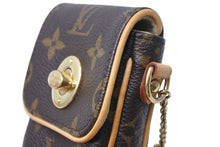 Load image into Gallery viewer, LOUIS VUITTON ルイヴィトン ポシェットトゥラム キーケース M60020 モノグラムキャンバス ブラウン ゴールド金具 美品 中古 4c069719