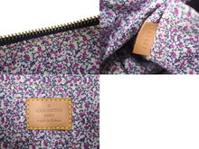 画像をギャラリービューアに読み込む, LOUIS VUITTON ルイ ヴィトン スピーディ30 ハンドバッグ M95380 モノグラムデニム パッチワーク インディゴ 美品 中古 4c069721