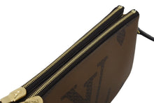 画像をギャラリービューアに読み込む, 極美品 LOUISVUITTON ルイヴィトン ポシェットドゥーブル ショルダーバッグ M69203モノグラムジャイアントリバース ブラウン 中古 4c069759