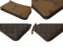 画像をギャラリービューアに読み込む, 極美品 LOUISVUITTON ルイヴィトン ポシェットドゥーブル ショルダーバッグ M69203モノグラムジャイアントリバース ブラウン 中古 4c069759