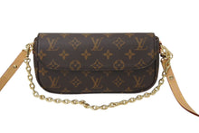 Load image into Gallery viewer, 新品未使用 LOUIS VUITTON ルイヴィトン ウォレット オン チェーン アイビー ハンドバッグ M81911 モノグラム ブラウン ID PVC ゴールド金具 中古 4c069761