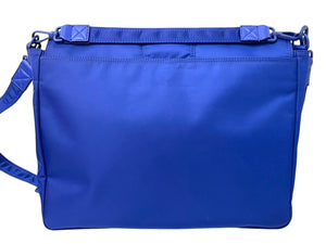 New and unused FENDI 2WAY shoulder bag baguette messenger bag large 7VA536-AG0P nylon blue used 4c069779