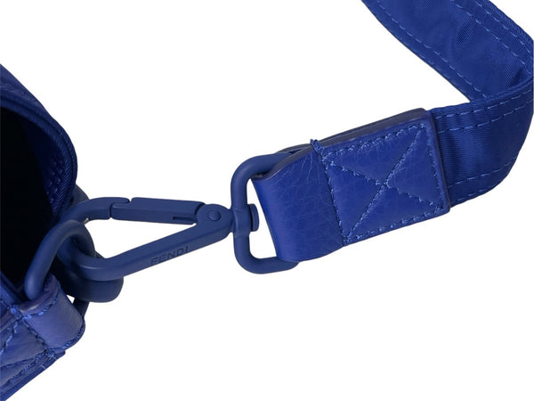 New and unused FENDI 2WAY shoulder bag baguette messenger bag large 7VA536-AG0P nylon blue used 4c069779