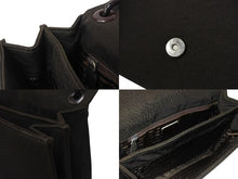 画像をギャラリービューアに読み込む, PRADA プラダ プラチェーン ワンショルダーバッグ B6379 ダークブラウン トライアングルロゴ ナイロン プラスチック 美品 中古 4c069807