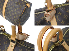 Load image into Gallery viewer, LOUIS VUITTON ルイヴィトン モノグラム キーポル45 ボストンバッグ M41428 ブラウン ロゴ ゴールド金具 美品 中古 4c069824