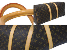 Load image into Gallery viewer, LOUIS VUITTON ルイヴィトン モノグラム キーポル45 ボストンバッグ M41428 ブラウン ロゴ ゴールド金具 美品 中古 4c069824