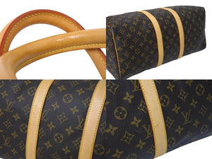 LOUIS VUITTON ルイヴィトン モノグラム キーポル45 ボストンバッグ M41428 ブラウン ロゴ ゴールド金具 美品 中古 4c069824