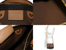 画像をギャラリービューアに読み込む, LOUIS VUITTON ルイヴィトン ナノスピーディ ハンドバッグ 2WAY M61252 モノグラムキャンバス ヌメ革 美品 中古 4c069833