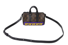 Load image into Gallery viewer, 極美品 LOUISVUITTON ルイヴィトン キーポルXS ショルダーバッグ M45788 モノグラムマカサー ブラウン パープル イエロー 中古 4c069835