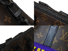 Load image into Gallery viewer, 極美品 LOUISVUITTON ルイヴィトン キーポルXS ショルダーバッグ M45788 モノグラムマカサー ブラウン パープル イエロー 中古 4c069835