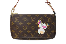 Load image into Gallery viewer, 新品同様 LOUIS VUITTON ルイヴィトン ポシェット アクセソワール パンダ M51981 モノグラム アクセポ ハンドバッグ 村上隆 中古 4c069838