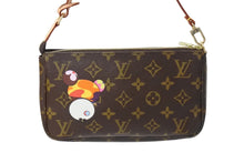 Load image into Gallery viewer, 新品同様 LOUIS VUITTON ルイヴィトン ポシェット アクセソワール パンダ M51981 モノグラム アクセポ ハンドバッグ 村上隆 中古 4c069838