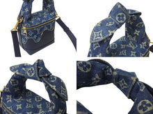 画像をギャラリービューアに読み込む, 新品同様品 LOUISVUITTON ルイヴィトン NIGO ジャパニーズクルーザー ハンドバッグ M45970 デニム トリヨン インディゴ 中古 4c069840