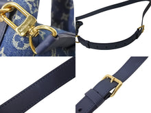 画像をギャラリービューアに読み込む, 新品同様品 LOUISVUITTON ルイヴィトン NIGO ジャパニーズクルーザー ハンドバッグ M45970 デニム トリヨン インディゴ 中古 4c069840