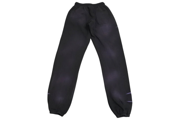 Very good condition HELLSTAR sweatpants cotton navy airbrush brushed lining airbrush style used 4c069846