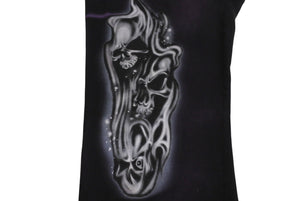 Very good condition HELLSTAR sweatpants cotton navy airbrush brushed lining airbrush style used 4c069846