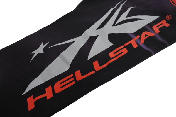 Very good condition HELLSTAR sweatpants cotton navy airbrush brushed lining airbrush style used 4c069846