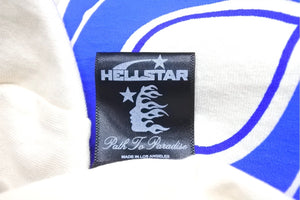 新品未使用品 Hellstar studious ヘルスター yoga short sleeve tee tシャツ コットン ベージュ プリント 8783CCF0 サイズL 中古 4c069852