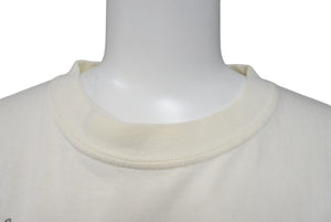 ECKO Echo Rhinoceros Print Tops Short Sleeve T-shirt Kinari Cotton 920-069261 Beige Size M Good Condition Used 4c069864
