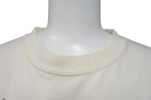 画像をギャラリービューアに読み込む, ECKO エコー サイ プリント トップス 半袖Tシャツ キナリ コットン 920-069261 ベージュ サイズM 美品 中古 4c069864