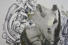 画像をギャラリービューアに読み込む, ECKO エコー サイ プリント トップス 半袖Tシャツ キナリ コットン 920-069261 ベージュ サイズM 美品 中古 4c069864