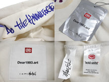 Load image into Gallery viewer, 新品未使用 ECKO Dear1993.art Do The Knowledge Rhino Hoodie ホワイト コットン 刺繍 サイズL 中古 4c069867