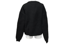 Load image into Gallery viewer, 新品未使用 MADMADWORLD マッドマッドワールド HIGHER HEAVEN SENT POWER ニット コットン ポリエステル ブラック サイズL 中古 4c069879