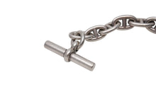 Load image into Gallery viewer, HERMES エルメス ブレスレット シェーヌダンクル PM18コマ フランス製 シルバー925 美品 中古 4c069884