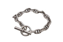 Load image into Gallery viewer, HERMES エルメス ブレスレット シェーヌダンクル PM18コマ フランス製 シルバー925 美品 中古 4c069884