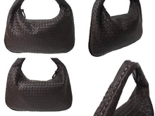 画像をギャラリービューアに読み込む, 極美品 BOTTEGAVENETA ボッテガヴェネタ ワンショルダーバッグ イントレチャート 115653 V0013 2040 レザー ダークブラウン 中古 4c069885