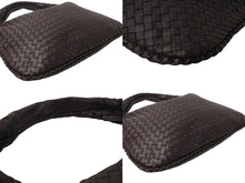 画像をギャラリービューアに読み込む, 極美品 BOTTEGAVENETA ボッテガヴェネタ ワンショルダーバッグ イントレチャート 115653 V0013 2040 レザー ダークブラウン 中古 4c069885