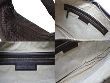 画像をギャラリービューアに読み込む, 極美品 BOTTEGAVENETA ボッテガヴェネタ ワンショルダーバッグ イントレチャート 115653 V0013 2040 レザー ダークブラウン 中古 4c069885