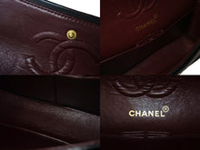 画像をギャラリービューアに読み込む, CHANEL シャネル チェーンショルダーバッグ Wフラップ マトラッセ23 ラムスキン 3番台 ブラック ゴールド 美品 中古 4c069887