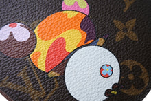 画像をギャラリービューアに読み込む, 新品未使用 LOUIS VUITTON ルイヴィトン ポルトフォイユ・マルコ 二つ折り財布 M61666 村上隆 モノグラムパンダ 中古 4c069890