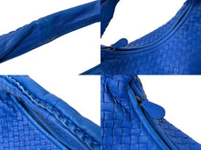 Load image into Gallery viewer, 極美品 BOTTEGA VENETA ボッテガヴェネタ ワンショルダーバッグ イントレチャート B02196918W レザー ブルー 中古 4c069893