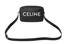 Load image into Gallery viewer, 極美品 CELINE セリーヌ ミディアム メッセンジャーバッグ ショルダーバッグ 194502CIM トリオンフ PVC レザー 中古 4c069894