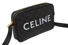 Load image into Gallery viewer, 極美品 CELINE セリーヌ ミディアム メッセンジャーバッグ ショルダーバッグ 194502CIM トリオンフ PVC レザー 中古 4c069894