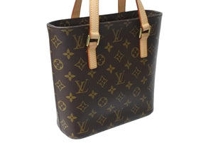 極美品 LOUIS VUITTON ルイヴィトン ヴァヴァンPM ハンドバッグ M51172 モノグラム ブラウン PVC レザー 中古 4c069897