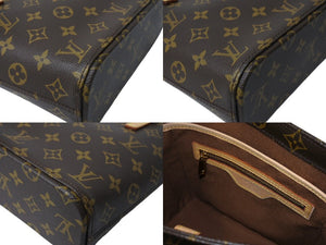 極美品 LOUIS VUITTON ルイヴィトン ヴァヴァンPM ハンドバッグ M51172 モノグラム ブラウン PVC レザー 中古 4c069897