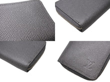 画像をギャラリービューアに読み込む, LOUIS VUITTON ルイヴィトン ジッピーコインパース ミニ コンパクトウォレット Ｍ32617 タイガ グレー 美品 中古 4c069899