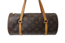 Load image into Gallery viewer, LOUIS VUITTON ルイヴィトン パピヨンPM 26 筒形 ハンドバック ブラウン モノグラム M51386 美品 中古 4c069904